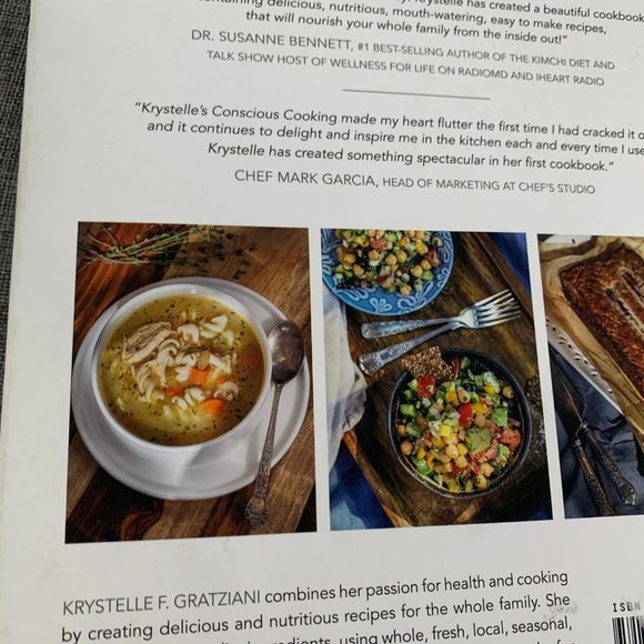 Conscious Cooking Healthy Recipes Cook book Mostly Gluten & Dairy Free Krystell - Picture 10 of 13